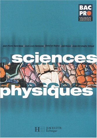 Sciences physiques, bac pro