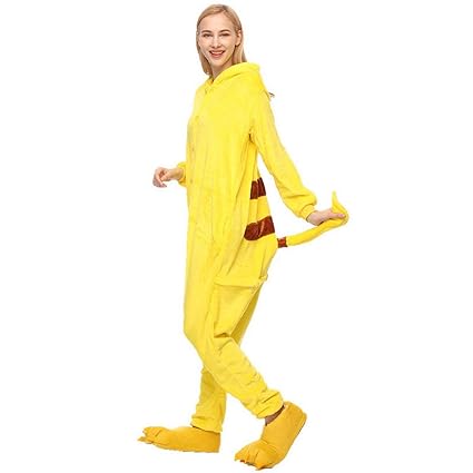 Fancyland Stitch Kostüm,Jumpsuit Tier Cartoon Fasching Halloween Kostüm-Anzug Onesie Fleece-Overall Pyjama