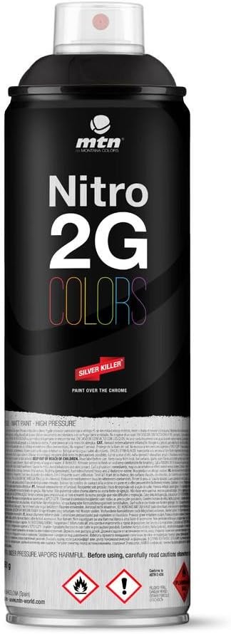 MTN 2G Colors Spray Paint - RV9011 - Black