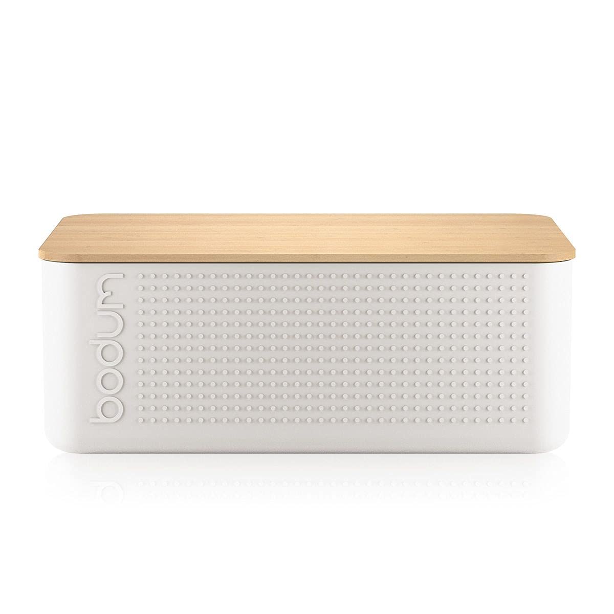 BODUM 11555-913 Bistro Bread Box, White, Mushroom, L