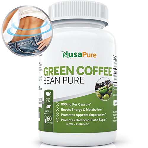 NusaPure Green Coffee Bean Extract Weight Loss Supplement, 60 Capsules NusaPure Green Coffee Bean Extract Weight Loss Supplement, 60 Capsules