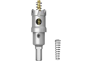 GSTK 2022 Upgrade Heavy Duty Carbide Hole Saw,Metal Steel Hole Saw Drill Bit,TCT Hole Cutter-Alloy Hardness Upgrade, Life Upgrade,Use for Stainless Steel, mild Steel, Iron, Copper,etc (23mm|29/32")