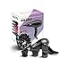 Berta Hair Dryer, 1875w Professional Salon Ionic Blow Dryer 4 Accessories with Nozzle/ Diffuser/ Comb Attachment, AC Motor Hair Dryer (Black)