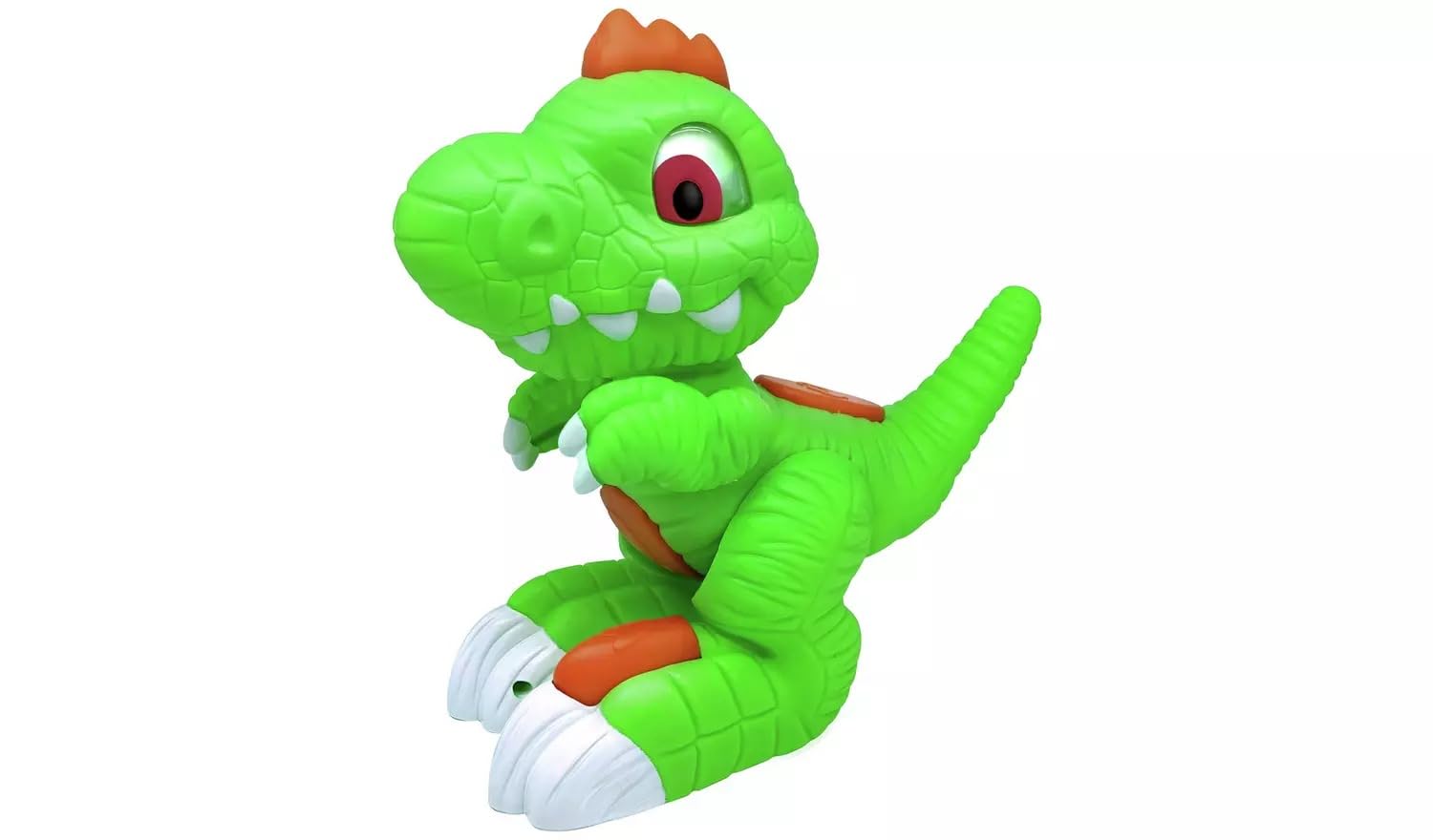 SHABJY Chad Valley Trevor Talk Back Dino Movable Arms, Light Up yes And Talk Back Function Plays Different Sounds, SB9760, Green