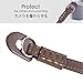 Clanmou A6300 A6500 RX100IV Camera Leather Hand Strap for Fujifilm X30 X100S Canon G5X G9X G7X Mark II Nikon J5 A900 Camcorder Camera Strap Dark Brown