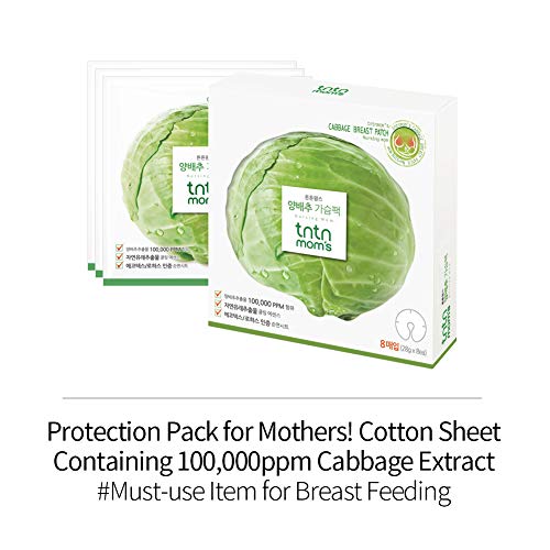 TNTN MOM'S Cabbage Breast Patch (8EA) for No More Milk Flow Dry up Stop