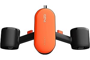 CellBee Underwater Sea Scooter with Camera Underwater Drone Dual Motors Max Depth 100FT 45min 4mph Water Sports Swimming Pool