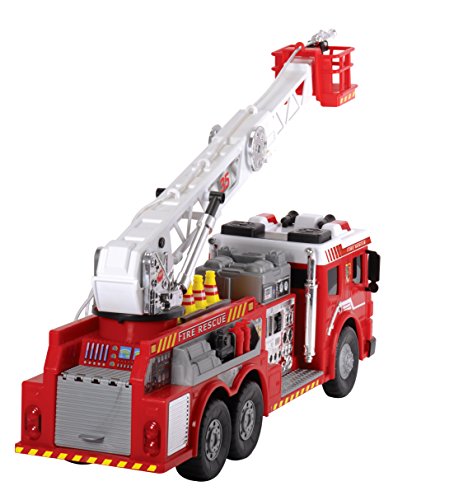 Dickie Toys 24" Remote Control Light and Sound Fire Rescue Vehicle (With Working Pump)