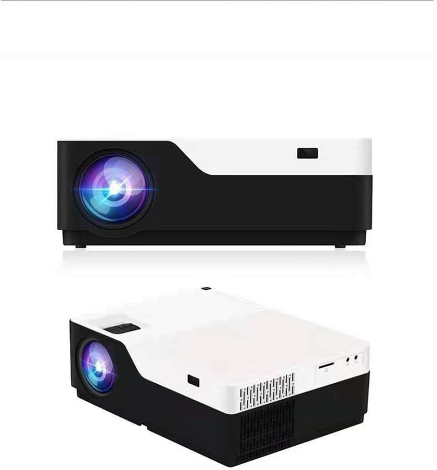 Projector, 1920X1080 Rea Full Hd Projector 5500Lumens HDMI USB PC 1080P LED Home Multimedia Video Game Projector Proyector Support AC3,smartversion
