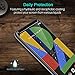 LK [3 Pack] Screen Protector for Google Pixel 4 Tempered Glass (Easy Frame Installation) 9H Hardness, Anti-Scratch, Case Friendly