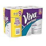 Viva Vantage Choose-A-Sheet Paper Towels, White, Big Roll, 6 Rolls, 95 Count