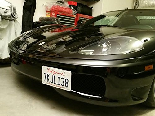 GMG Motorsports NO Holes License Plate Bracket Kit for Ferrari Models No Drill Tow Hook Front License Plate Mount