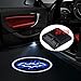 Bat Door Light Sunsbell Wireless Car Door LED Projector Light Battery Powered Courtesy Welcome Logo Shadow Ghost Light - 2pcs (Black)