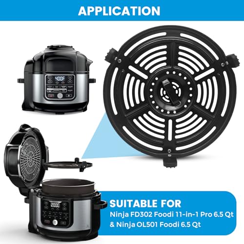 Air Fryer Grill Pan for Ninja FD302 Qt FD101 Qt OS401 Qt
