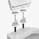 RAM White Quick Release Soft Close Toilet Seat with Hinges ABS view 5
