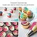Kootek 109 Pack Pastry Bags Sets Thickened 16 Inch 100 Disposable Icing Piping Bags 2 Reusable Silicone Bags 2 Plastic Couplers with 5 Bag Ties for Cupcake, Cookies and Frosting Cake Decorating Supply