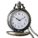 Avaner Mens Pocket Watch, Vintage Steampunk Fob Watches, Classic Retro Engraved Royal Flush Antique Bronze Poker Pocket Watch Unique Cool Gift for Father