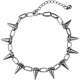 Punk Rock Necklace Y2k Grunge Necklaces for Women Men Gothic Chockers for Cosplay Halloween Costume Accessories Party Outfits