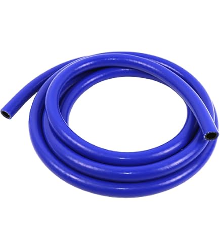 10 Ft Blue Silicone Heater Hose - 3/8" ID, 350°F Rated For Radiator & Coolant