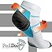 Plantar Fasciitis Socks Premium Ankle Support Compression Sleeve with Heel Hugger to Increase Circulation - Infused with Gel for Ultimate Plantar Fasciitis Relief for Men and Women (1 Pair)(Large)