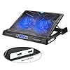 TECKNET-Laptop-Cooling-Pad-12-17-Ultra-Quiet-Gaming-Laptop-Cooler-Stand-with-Dual-Speed-Adjustable-Fans-and-LCD-Temperature-Display-Screen TECKNET Gaming Laptop Cooling Pad, Quiet Laptop Cooler Stand with Auto Temperature Control, LED Temperature and…