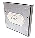 Kate Aspen, Silver Glitter Collapsible Card Box, Thank You/Congratulations