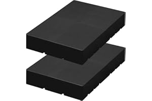 JERACINO 2Pcs Plastic pallets, Lightweight Moisture-Proof Waterproof Floor Pallet, Interlocking Storage Pad, Applicable to Indoor and Outdoor, Garages, Kitchen, Basement (23.6 * 15.7 * 3.9)