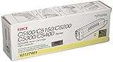 Okidata 42127401 Toner Cartridge, Laser, Type C6, 5000 Page Yield, Yellow
