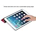 iPad Air 2 Case - Poetic Apple iPad Air 2 Case [Slimline Series] - PU Leather Trifold Cover Case for Apple iPad Air 2 (2014) Magenta (3 Year Manufacturer Warranty From Poetic)