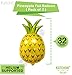 KatchOn, Big Pineapple Balloons Set - Pack of 20 | Luau Balloons for Pineapple Party Decorations | Luau Party Decorations, Hawaiian Party Decorations | Fruit Balloons Garland, Summer Party Decoration