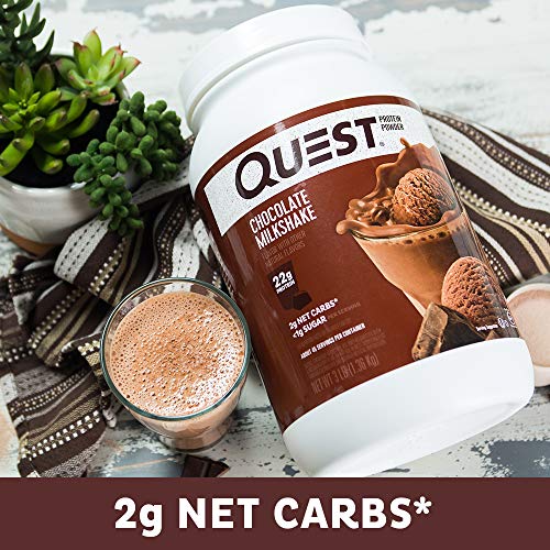Quest Nutrition Chocolate Milkshake Protein Powder; 22g Protein; 1g