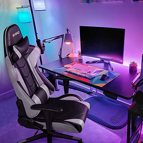 Devoko Ergonomic Gaming Chair Racing Style Adjustable Height High Back