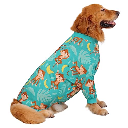 HDE Dog Pajamas Monkeys