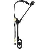 Saxophone Shoulder Harness Adjustable Sax Double Shoulder Neck Strap with Metal Snap Hook for Teenager