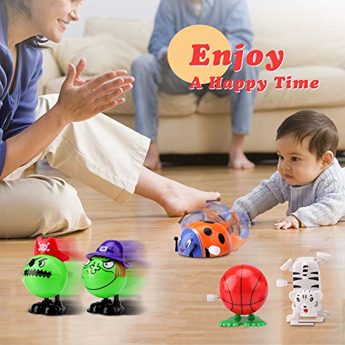 FittiDoll 24 Pack Wind Up Toys Assorted Wind-up Toys for Kids - Thumbnail 6