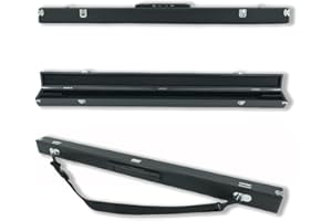 Vetimobato Hard Bow Case for 2pcs Violin/Viola/Cello Bows Case with Adjustable Shoulder Strap Bow Bag Strong Light Bow Bags 4/4 Full size (Wooden bow case for 2pcs)