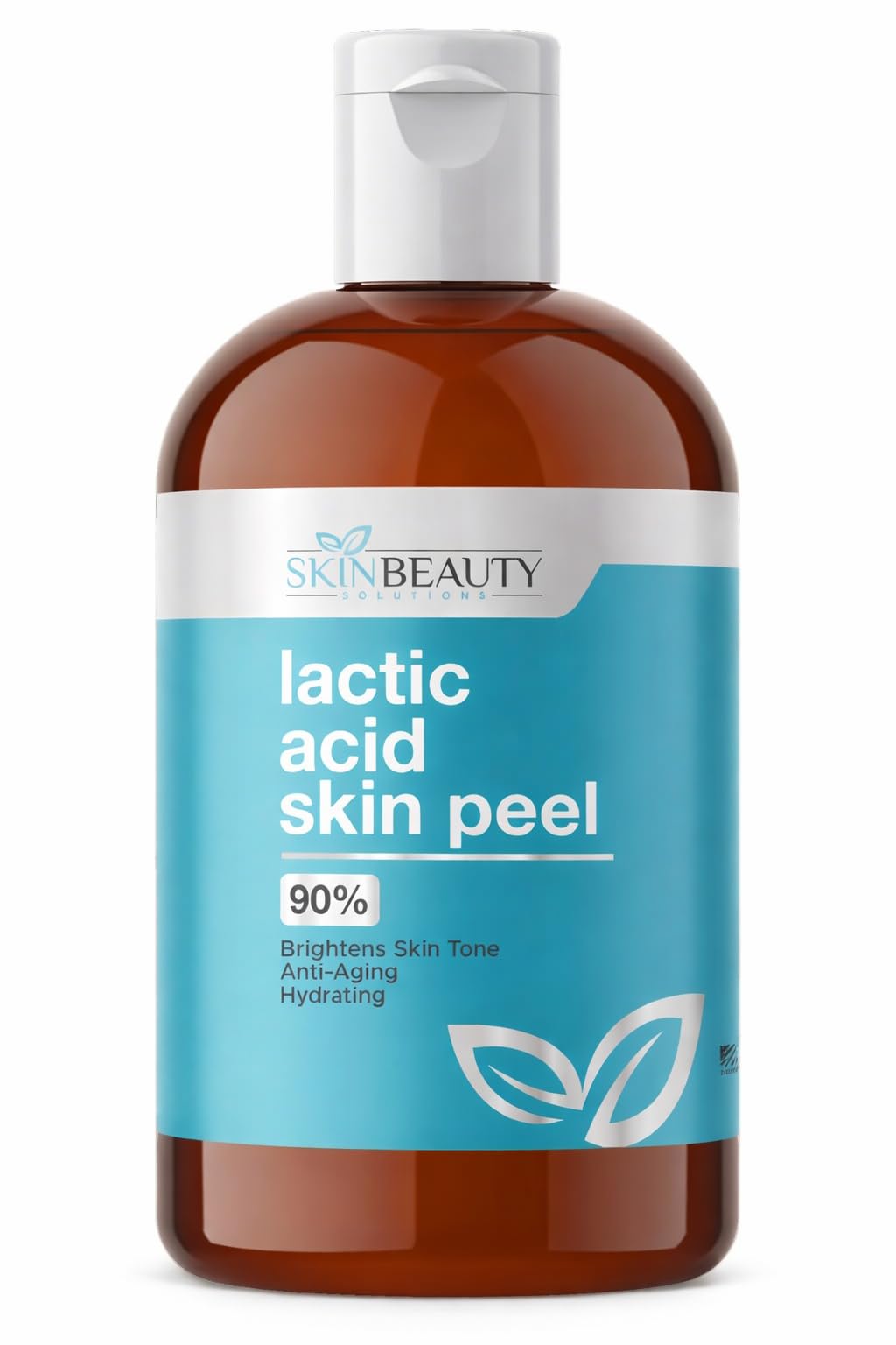 Skin Beauty Solutions (4 Oz / 120 Ml) Lactic Acid 90% Skin Exfoliating Solution- Alpha Hydroxy (AHA) For Skin Brightening, Wrinkles, Dry Skin, Age Spots, Uneven Skin Tone, Melasma & More