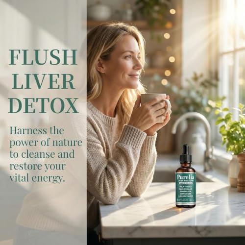 Purelia Liver Restore Liquid – Plant-Based Formula, Supports Daily Digestive Wellness (1PCS)