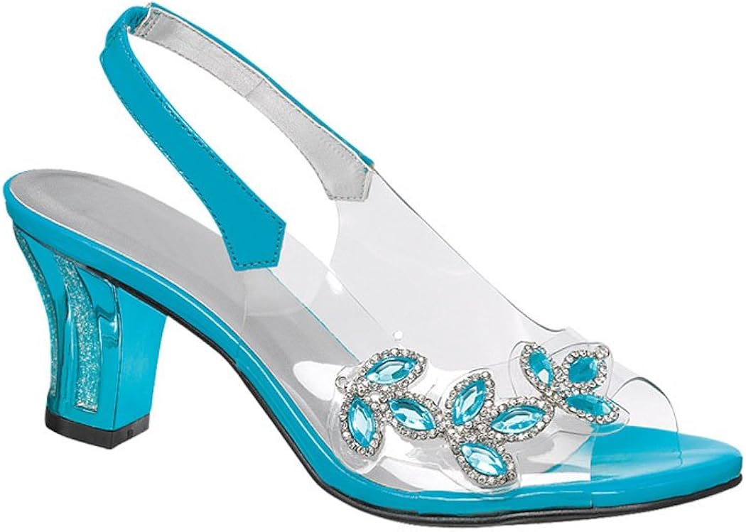 teal slingback shoes