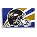 Fremont Die NFL Flag with Grommets, Baltimore Ravens, Helmet