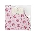 Talking Tables Truly Scrumptious Scalloped Floral Paper Table Napkins for a Tea Party, Pink (40 Pack)