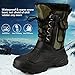 Men's Waterproof Rain Boot Mid Calf Winter Snow Warm Boots Garden Fishing Outdoor Shoes