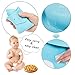 Waterproof Silicone Bibs Rubber Baby bibs for Toddler Wipe Off Roll Up Boys Girls Unisex