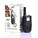 Portable Kids Walkie Talkies (Up to 3.7 Miles) Two-Way Radio Transceiver For Children, 1 Pair, Black
