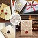 VSECUON Stamp for Harry Potter Hedwig Owl Post Service Badge Wax Seal Stamp Creative Mysterious Retro Stamp Maker Great for Gift HP Fans Birthday Christmas Hogwarts Themed Party (Hedwig)