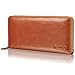 KAVAJ Leather wallet Vienna cognac brown- genuine leather wallet for women
