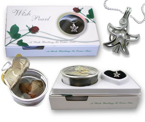 Freshwater cultured pearl (5-7mm) in oyster set , star …