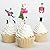 Various Fun Designs of Farm Animals/Easter Rabbit/Basketball/Football/Robots/Nautical/Trucks Theme Cupcake Toppers for Birthday/Christmas/ Events/Party. Set of 24