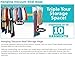 Space Saver Vacuum Storage Bags - 4 Premium Short Hanging Travel Space Bags - Bag Size: 105x70 cm - 2X Sealed Compression Plastic Bags For Clothing Storage, Clothes bedding & Packing - DIBAG