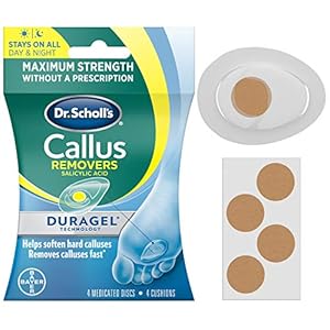 Dr Scholl's Duragel Callus Removers, 4 Cushions and 4 Medicated Discs